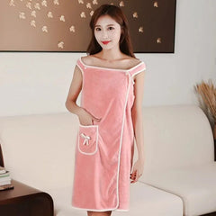 ComfortCurl™ Womens' Wearable Bath Towel